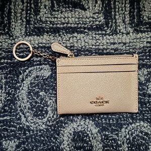 Authentic Coach wallet and keychain